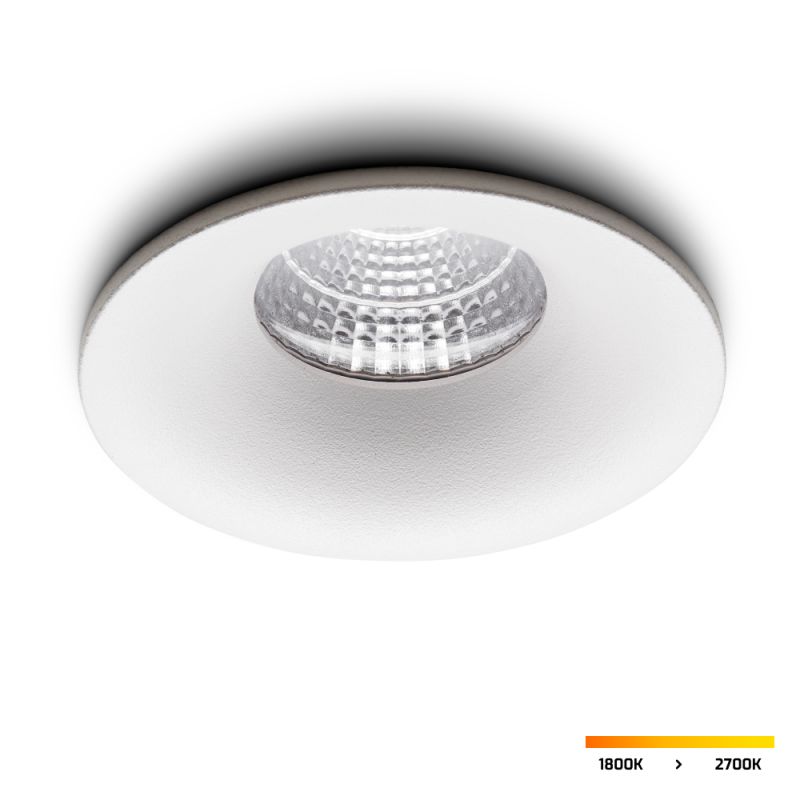 LED-inbouwspot Villa wit 5W dim-to-warm