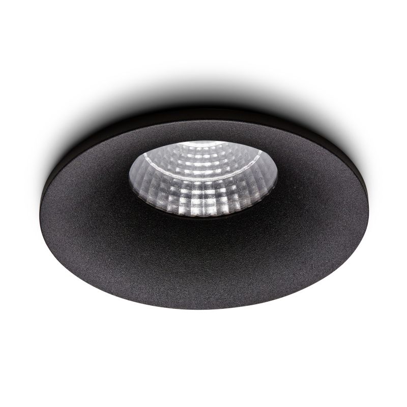 LED-inbouwspot Villa zwart 5W extra warm-wit 2700K