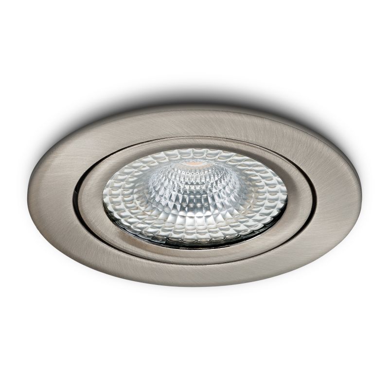 LED-inbouwspot Vivaro RVS 5W interne driver dim-to-warm