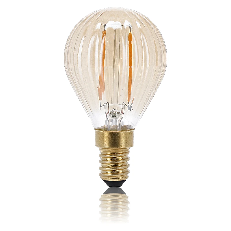 LED FILAMENT | E14 | KOGEL MINI | DIMBAAR | AMBER | 2W | 2000K