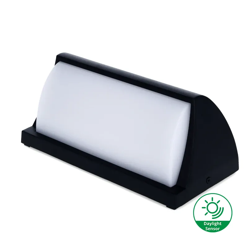 LED BULKHEAD | JULIET | 12W | LICHTSENSOR | ZWART