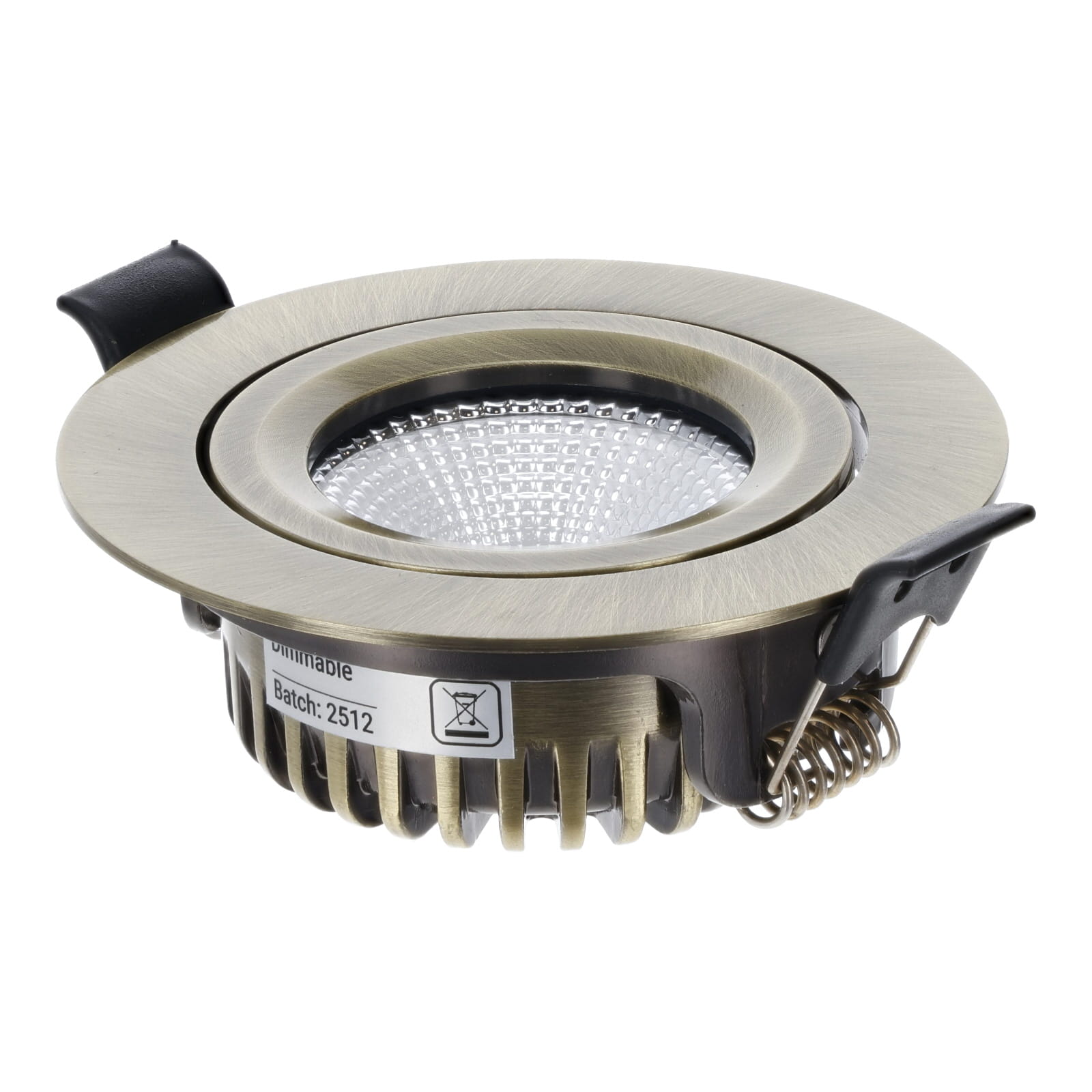 LED INBOUWSPOT | VARDA | SLIM-FIT | 4W/6W | DIM | BRONS | CCT-SWITCH