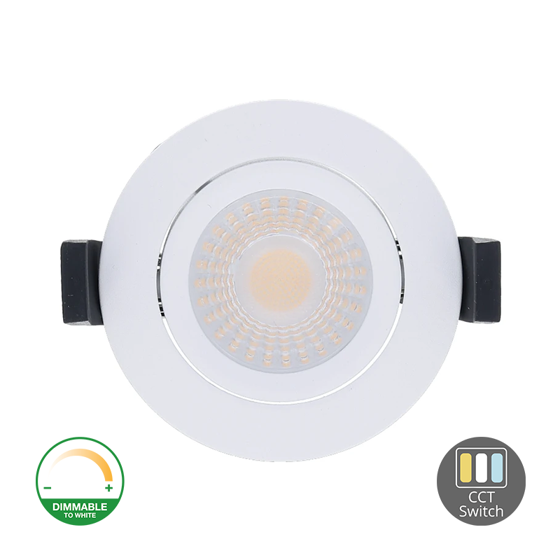 LED INBOUWSPOT | MIRAN | SLIM-FIT | 5W/7W | D2W + CCT-SWITCH | WIT