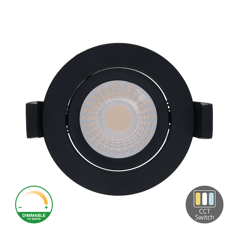 LED INBOUWSPOT | MIRAN | SLIM-FIT | 5W/7W | D2W + CCT-SWITCH | BRASS