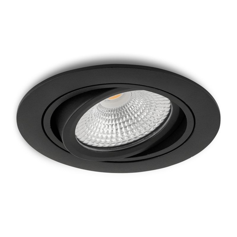 LED-inbouwspot Mezzano zwart 5W dimbaar