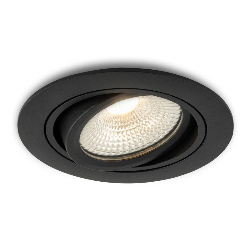 LED-inbouwspot Mezzano zwart 5W dimbaar