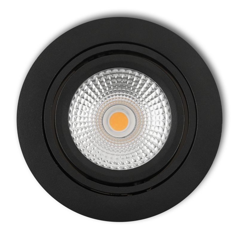 LED-inbouwspot Mezzano zwart 5W dimbaar