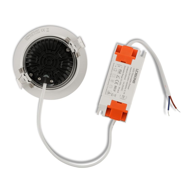 LED-inbouwspot Mezzano wit 5W dimbaar