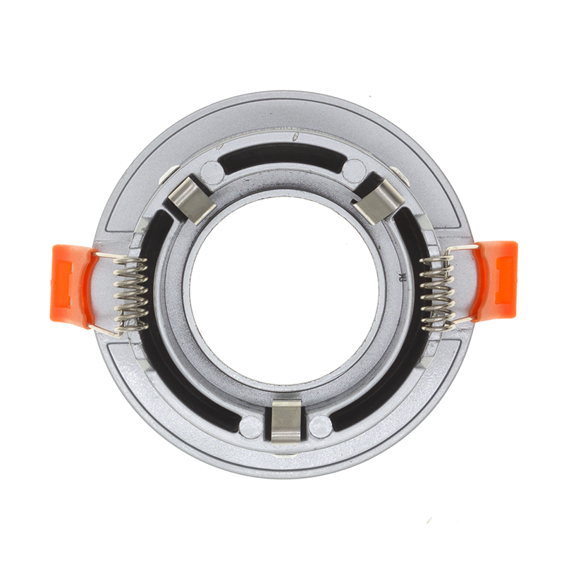 GU10 / MR16 SPOT INBOUW ARMATUUR GANYMEDE ZILVER