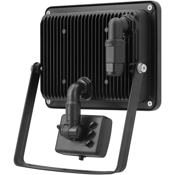 LED-buitenschijnwerper, 50 W, met bewegingsmelder zwart